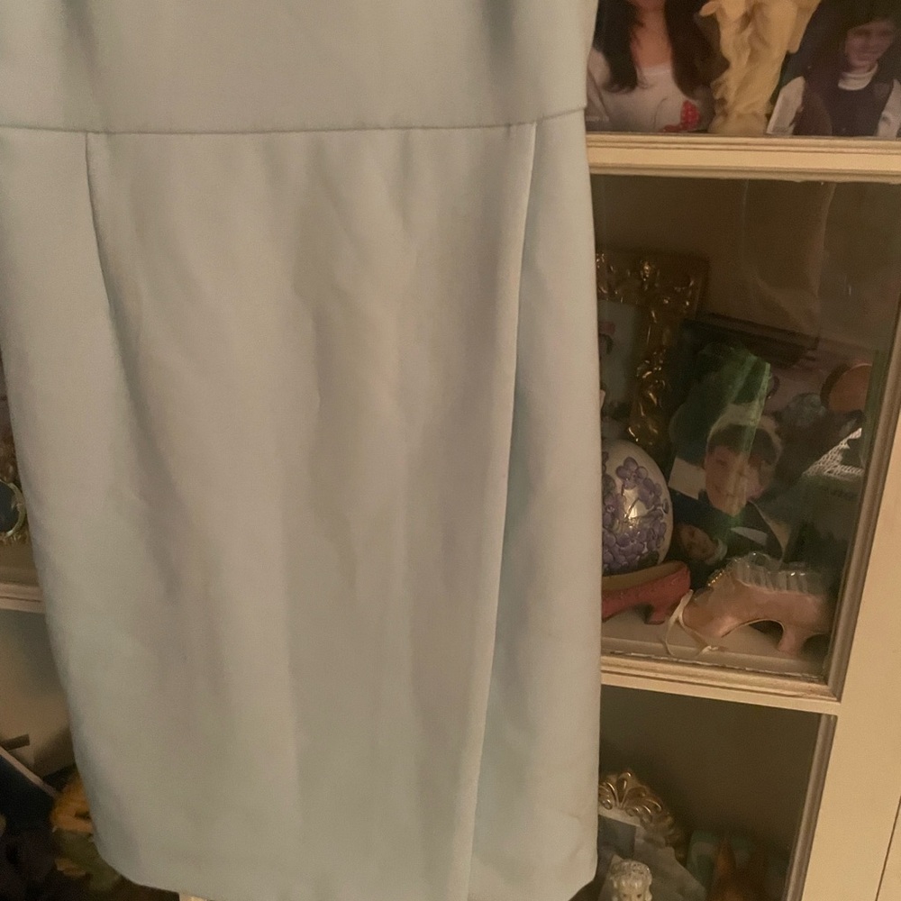 French Connection Blue Sheath Dress Spaghetti Strap - Picture 4 of 4